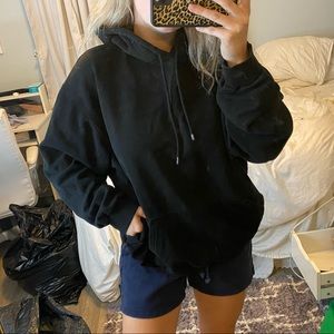 H&M plain black hoodie